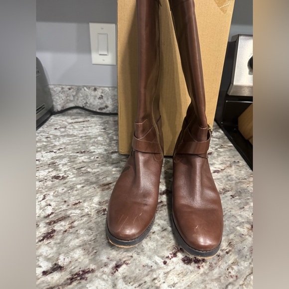 Michael Kors Brown Combat & Moto Boots 6.5 - Picture 3 of 9